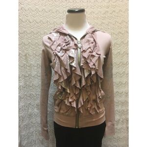 Royal UnderGround Ruffled Zip Hoody